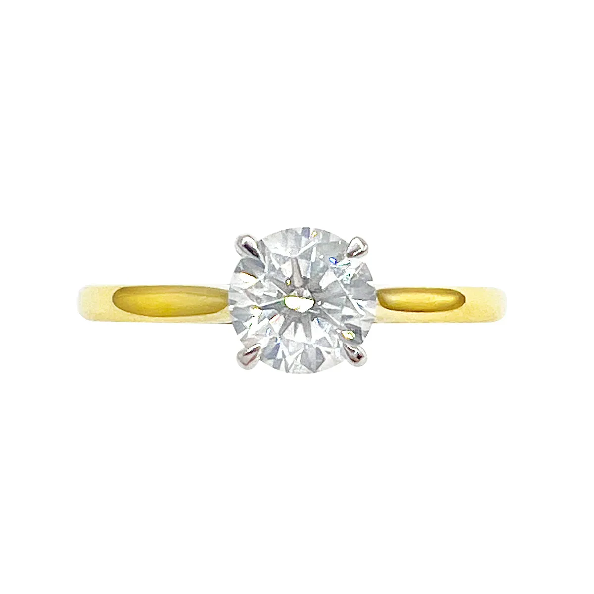 0.71ct Diamond Solitaire Ring | Pre-Loved | 18K Yellow Gold
