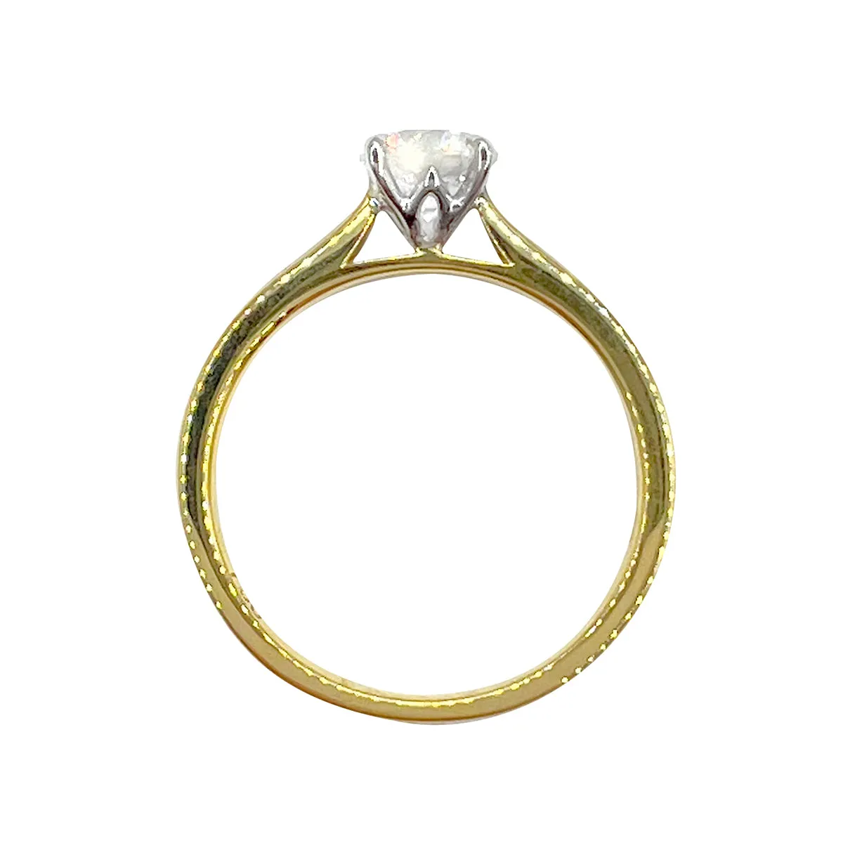 0.71ct Diamond Solitaire Ring | Pre-Loved | 18K Yellow Gold