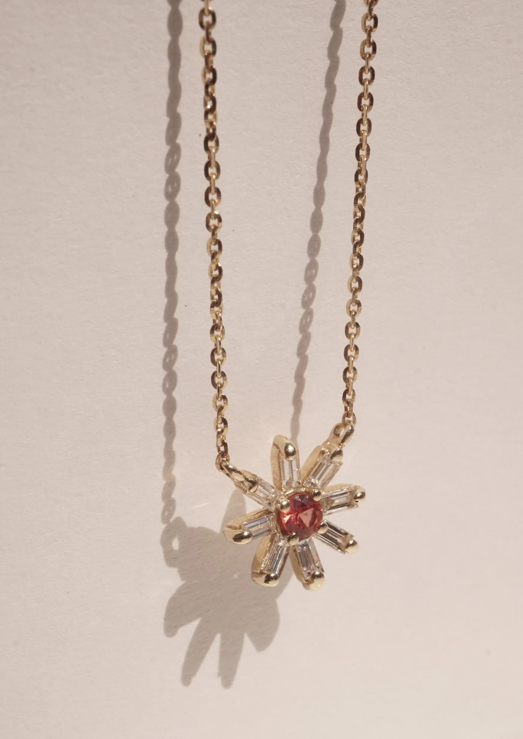 14k Gold Serenity Daisy Necklace