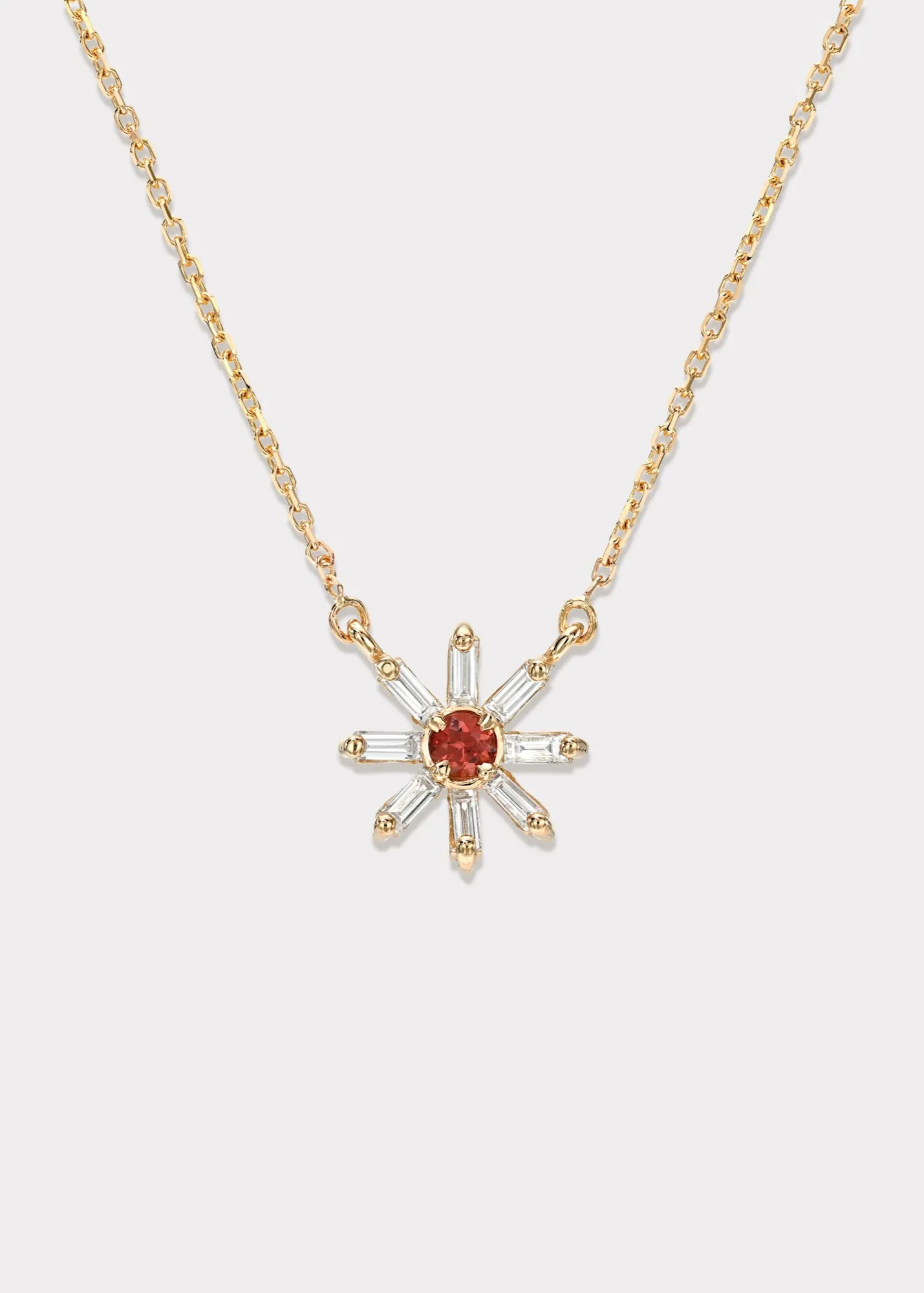 14k Gold Serenity Daisy Necklace