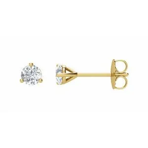 14K Yellow 1/3 CTW Diamond Stud Earrings