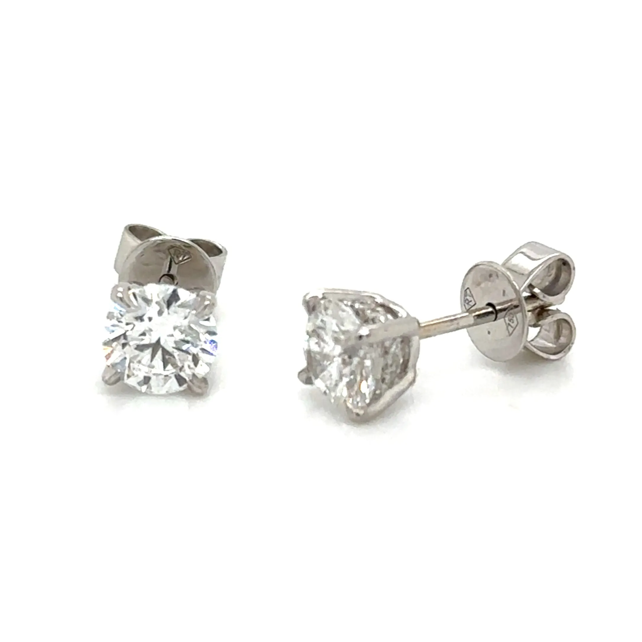 1.73ct tw Perfect Match Round Brilliant-cut Lab-grown Diamond Stud Earrings