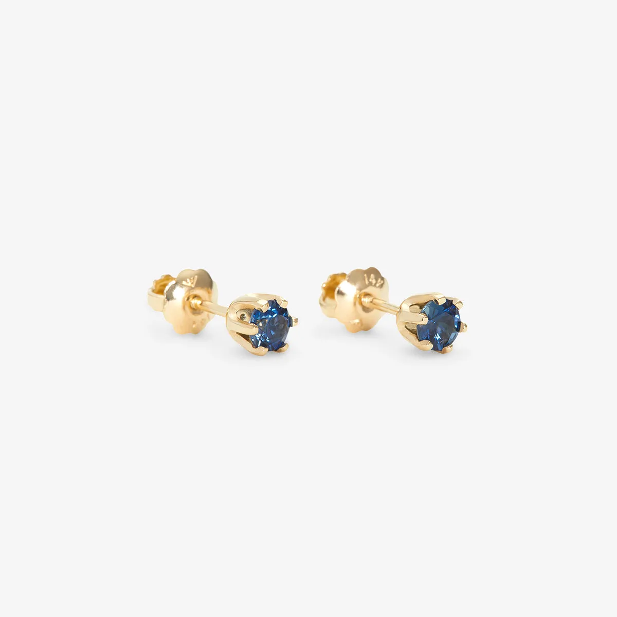 3.5mm  Sapphire Studs | E1903S