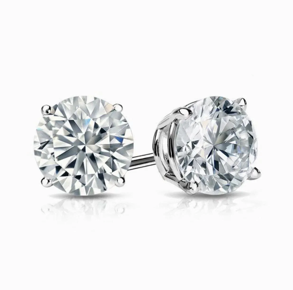 3ctw Lab Grown Diamond Stud Earrings