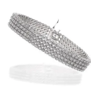 5.70-9.00 CT Round Cut Diamonds - Diamond Bracelet