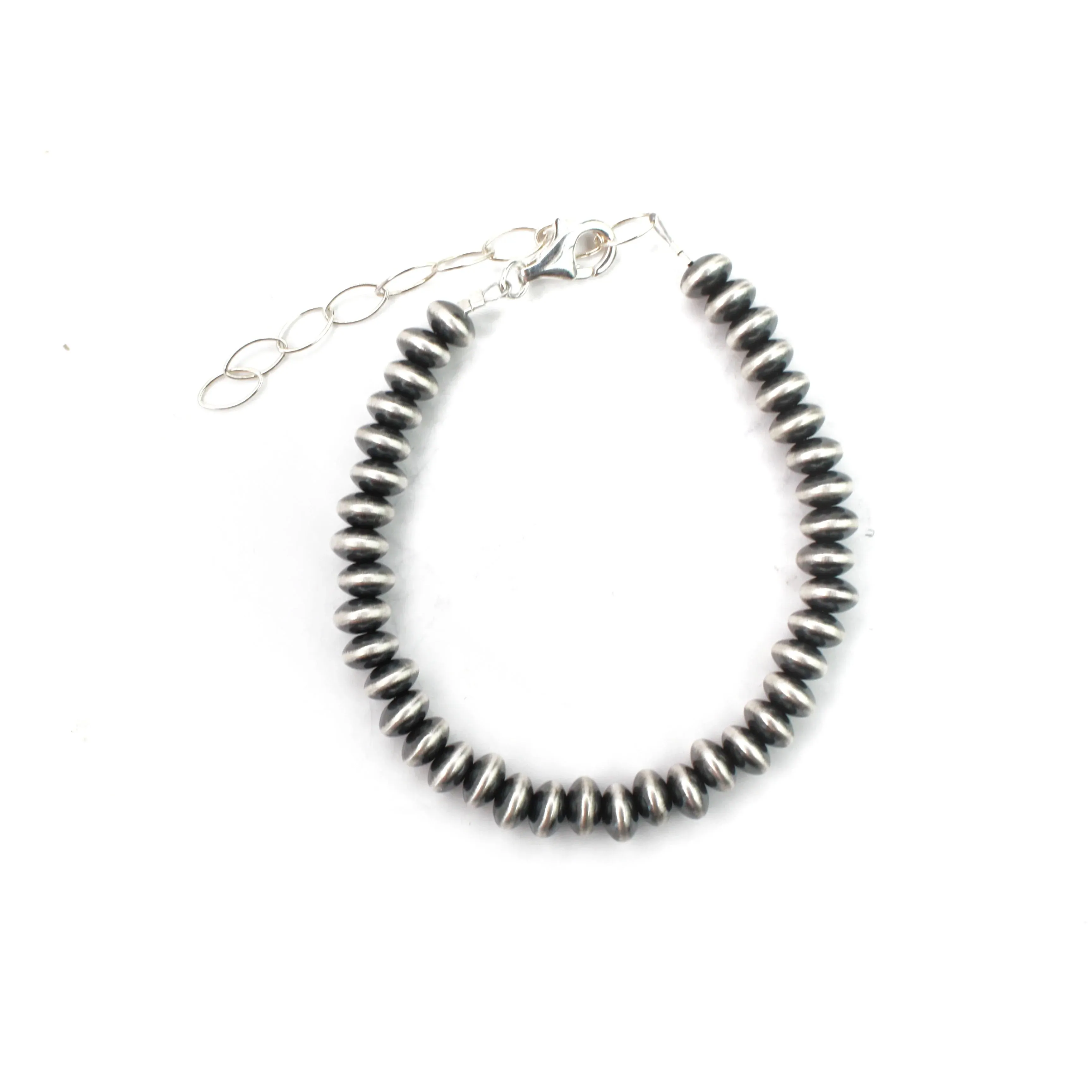 5mm Saucer Pearl Bracelet w/ Extension