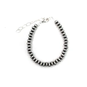 5mm Saucer Pearl Bracelet w/ Extension
