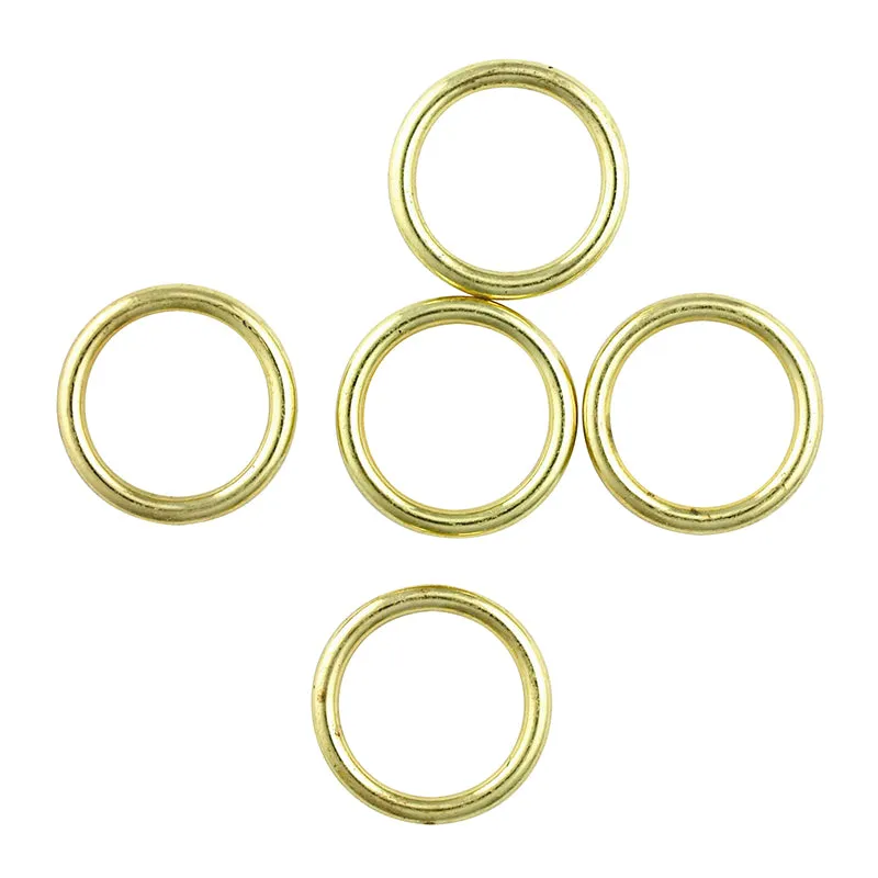 ACCESSORIES RINGS ROUND GOLD 16MM 20PC