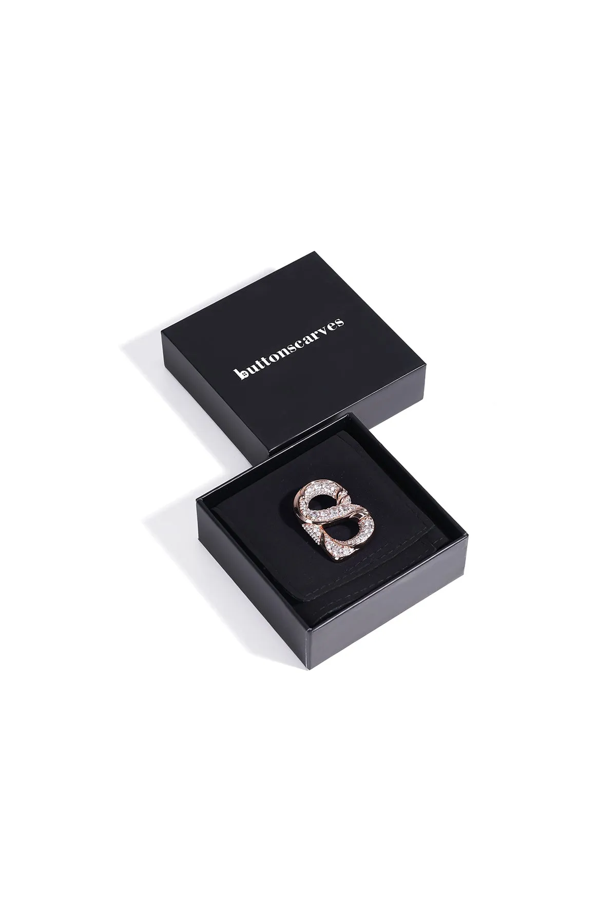 Amora Brooch - Rose Gold