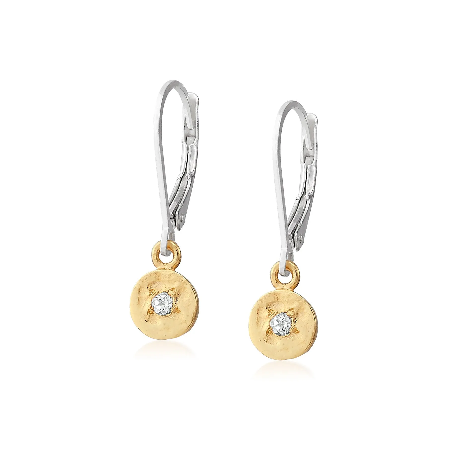 Anatoli Collection White Sapphire Earrings