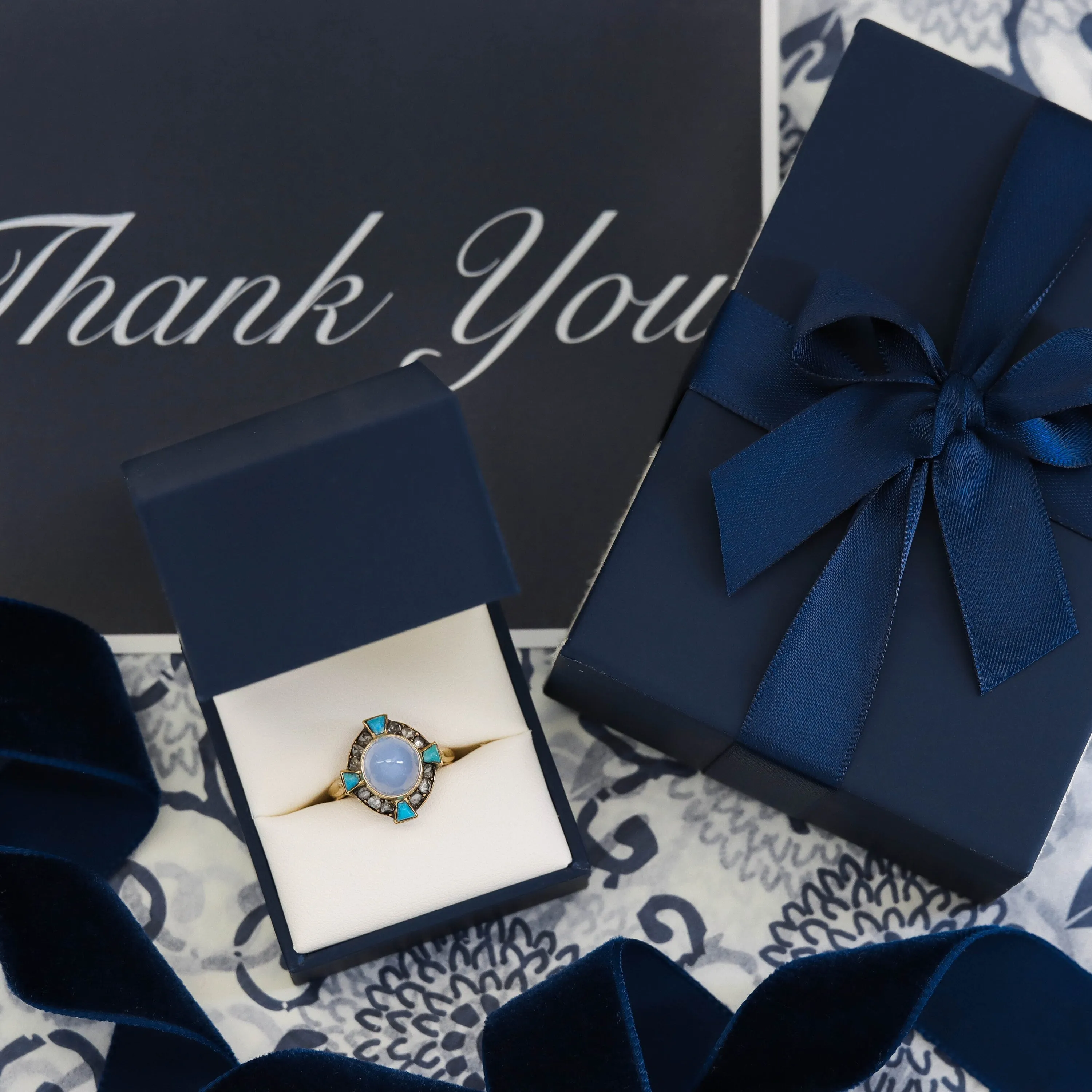 Antique Sapphire and Diamond Conversion Earrings of 14k Gold