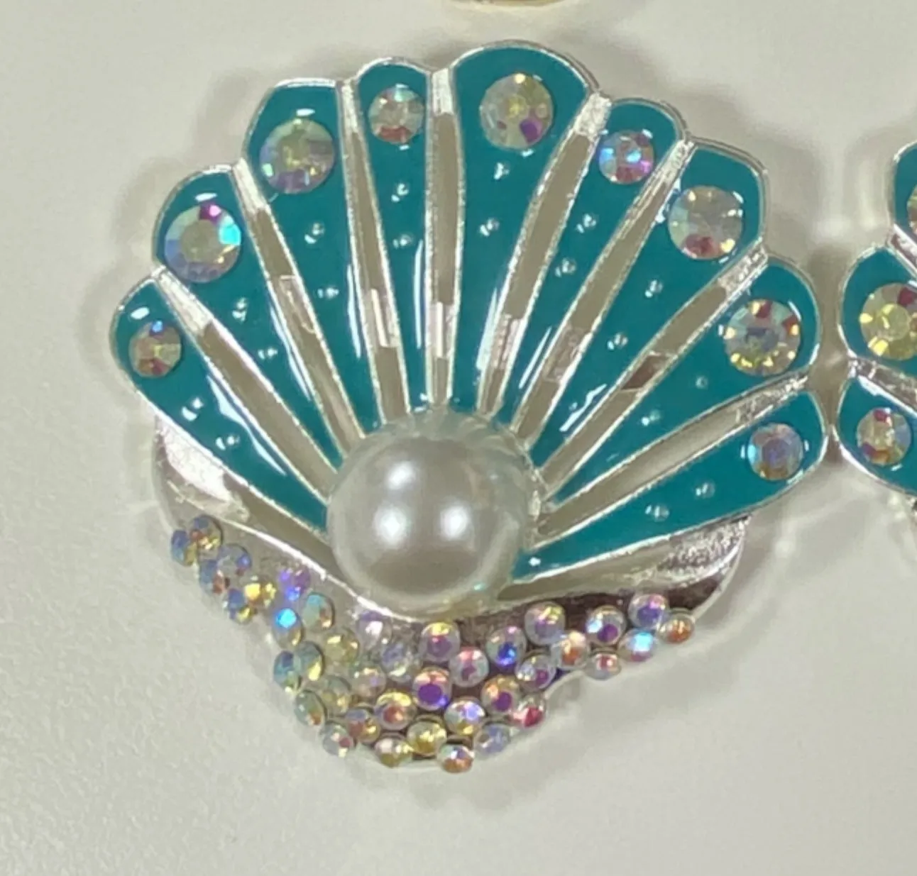 Ariel Mermaid Seashell Brooch