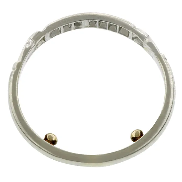 Art Deco Diamond Wedding Band