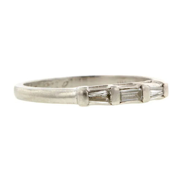 Art Deco Diamond Wedding Band