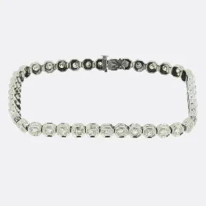 Art Deco Old Cut Diamond Bracelet