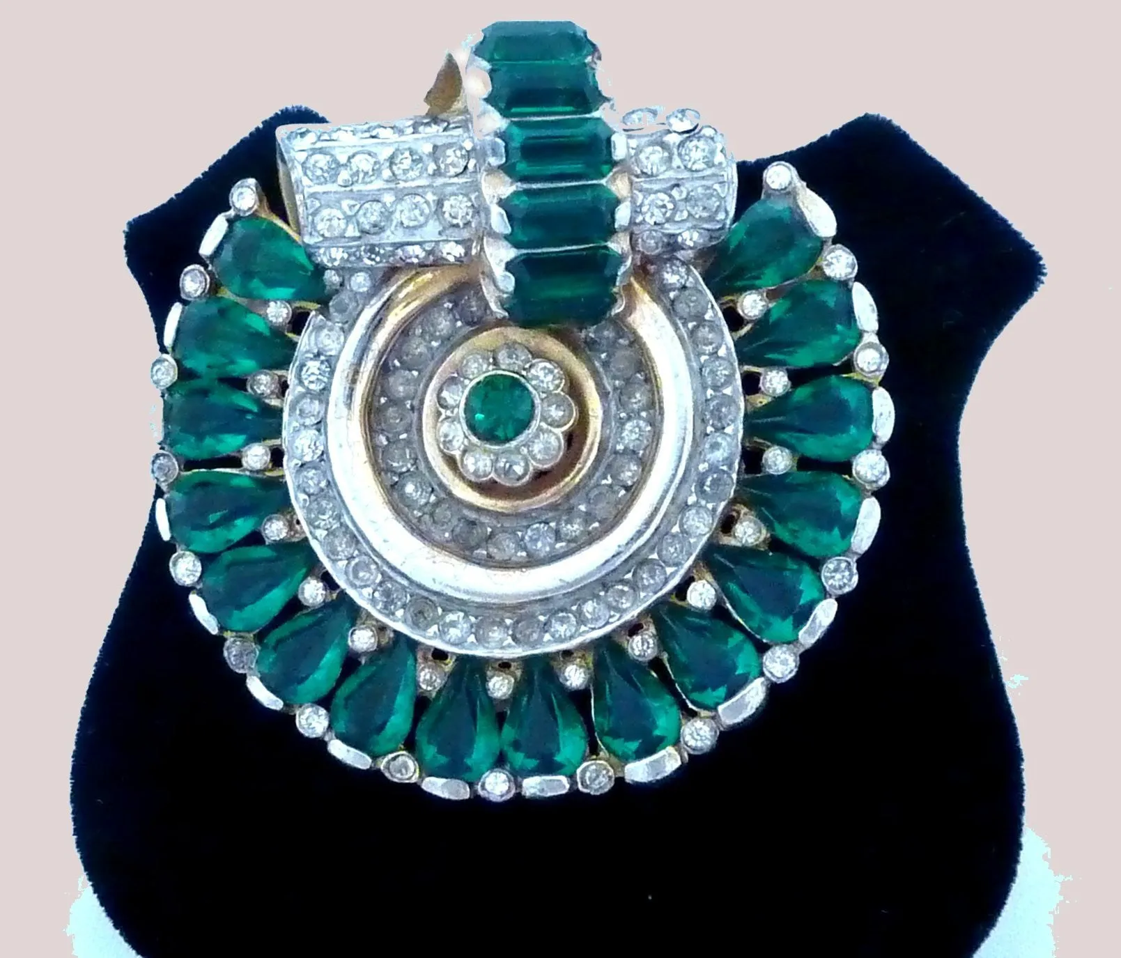 Art Deco revival Brooch or Pendant
