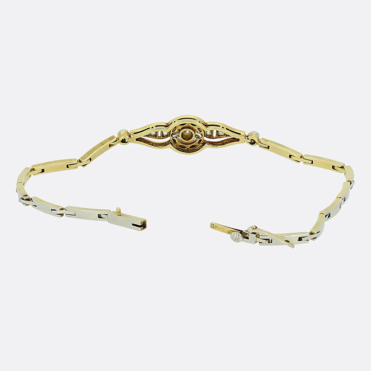Art Deco Sapphire and Diamond Bracelet