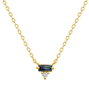 Athena Blue Sapphire Necklace