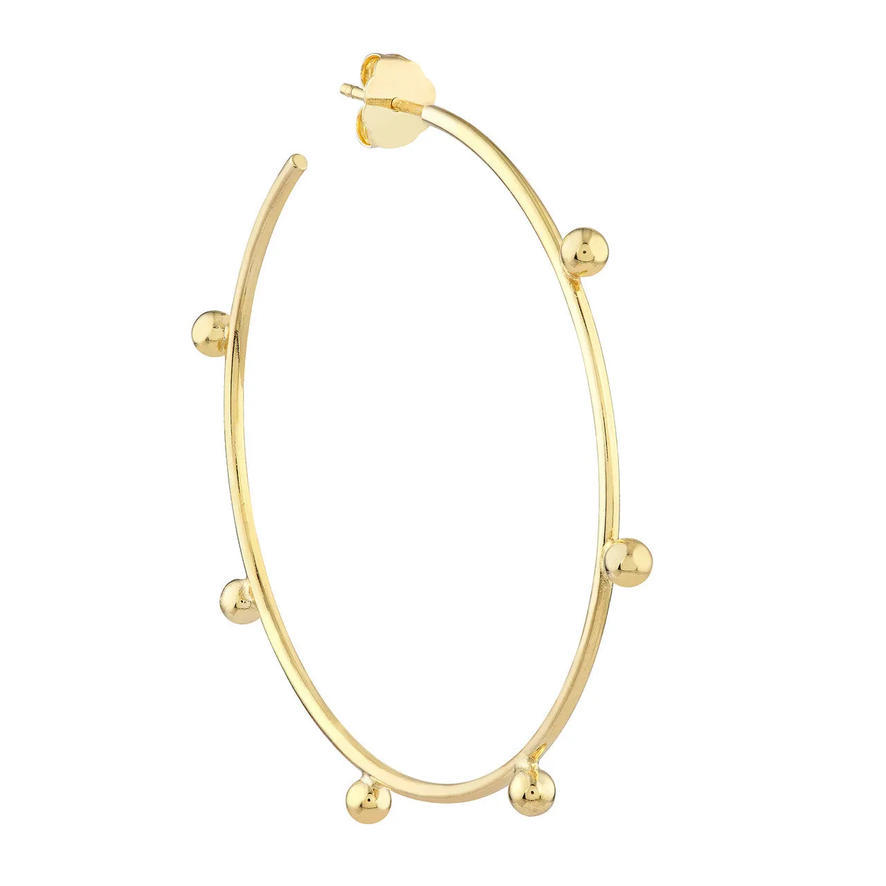 Beaded Hoops
