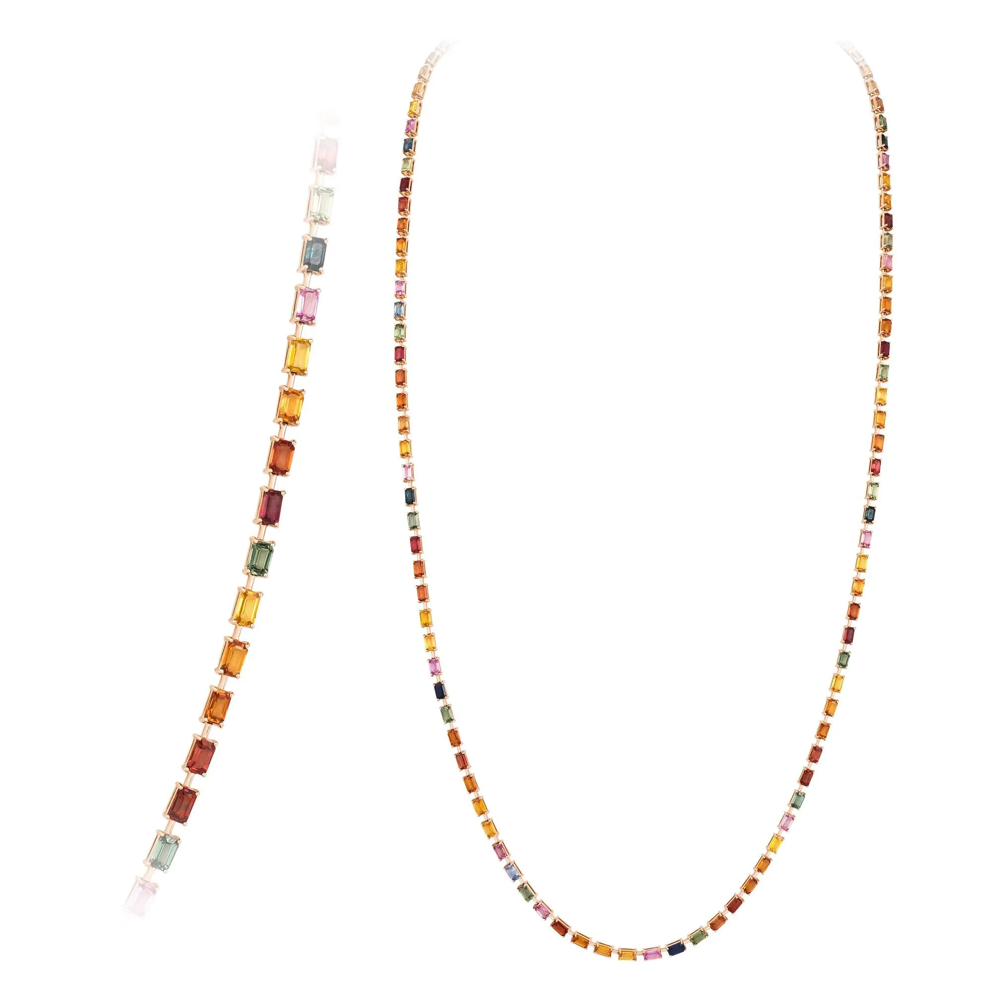 Breathtaking Diamond 18K Rose Gold Necklace for Her