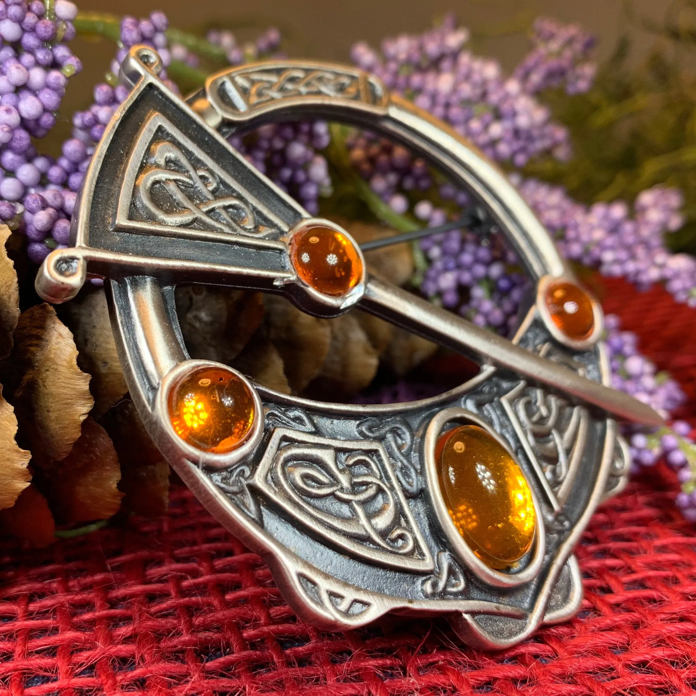 Britta Celtic Penanular Brooch