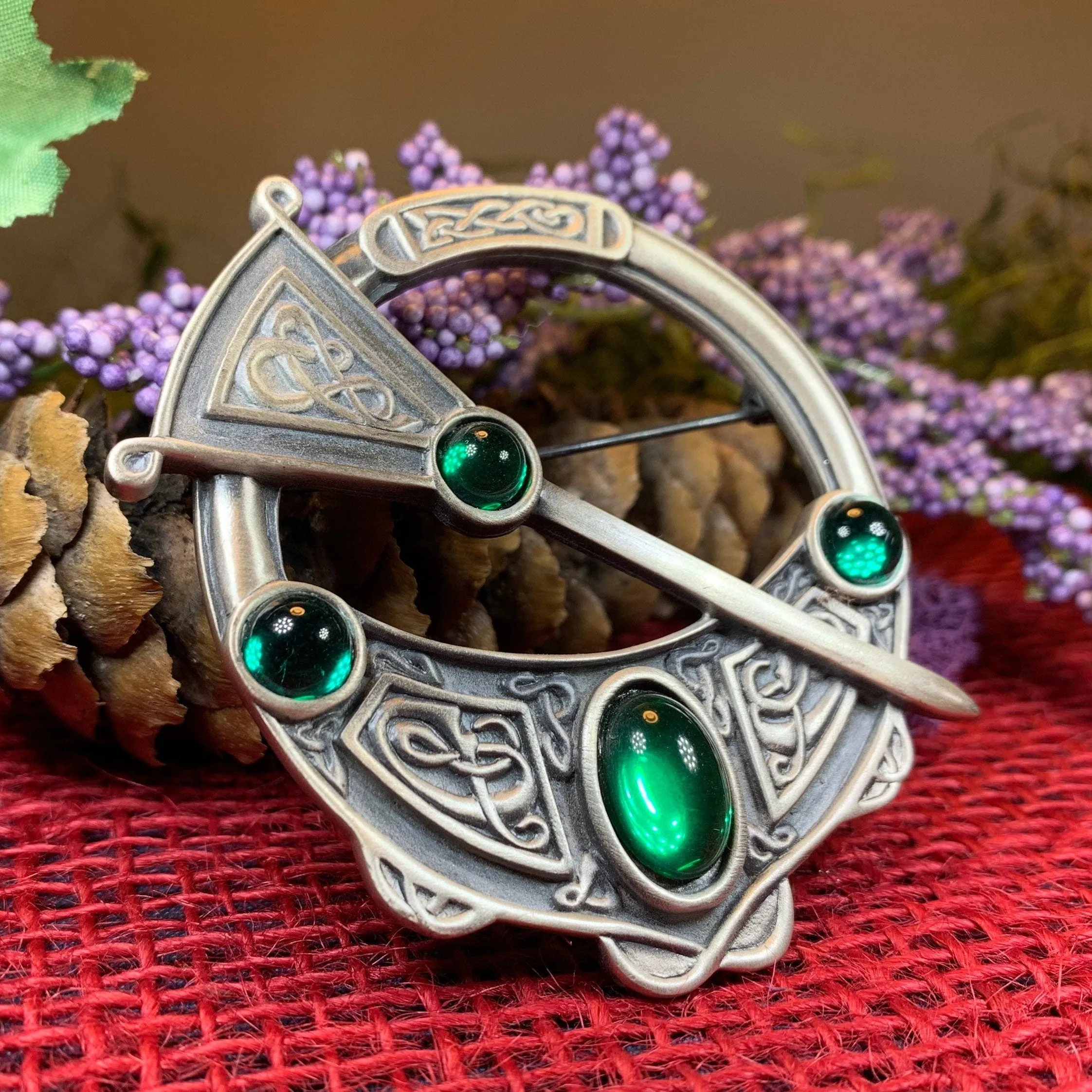 Britta Celtic Penanular Brooch
