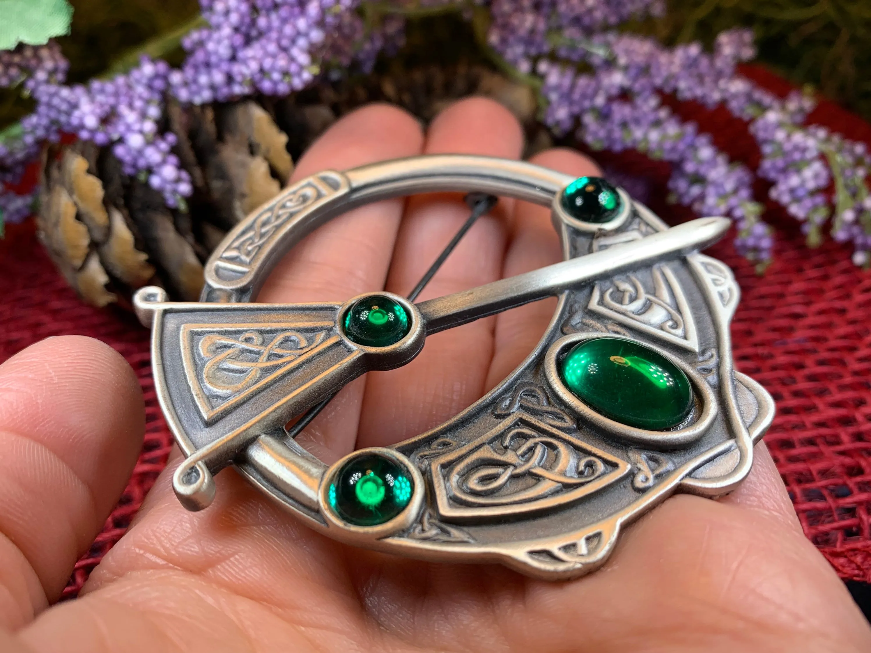 Britta Celtic Penanular Brooch