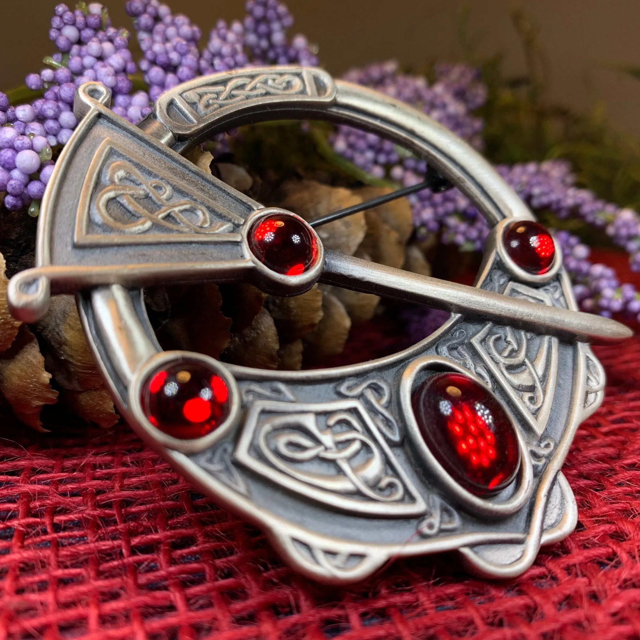 Britta Celtic Penanular Brooch
