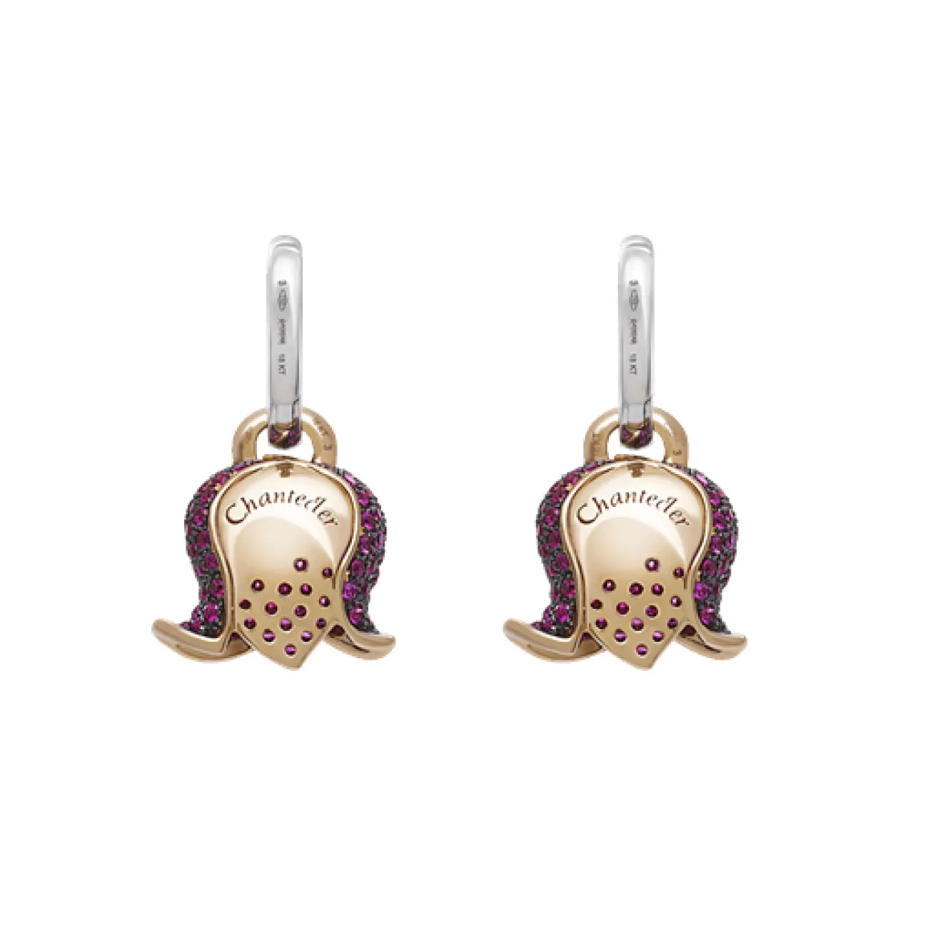 Campanelle 18K Rose Gold Medium Campanella Bouganville Earrings