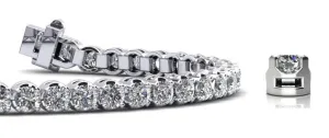 Captivating Shimmer Lab-Grown Diamond Tennis Bracelet with 4.92 ct.(finished) 3.2mm