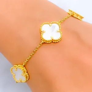 Chic Radiant 21k Gold Bracelet