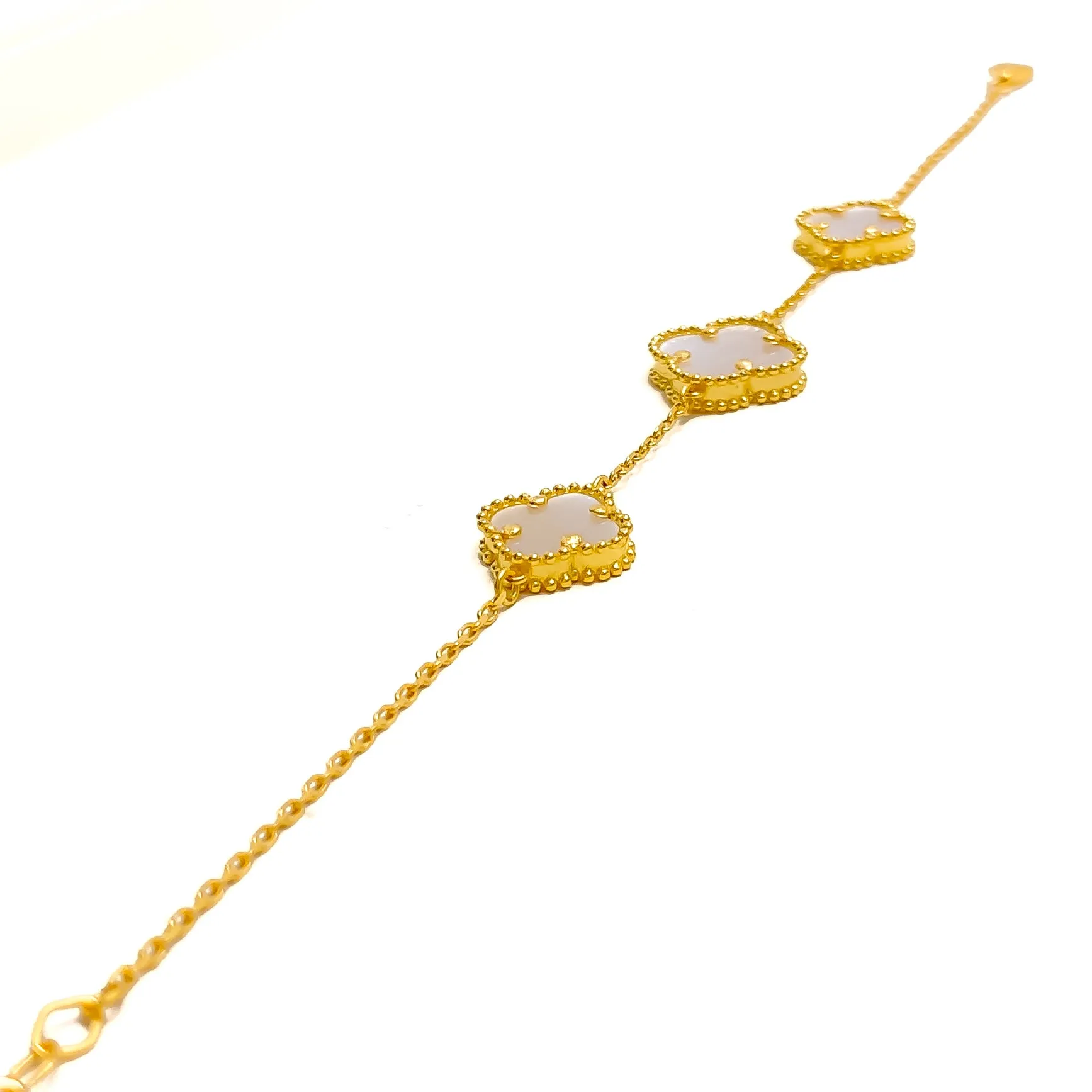 Chic Radiant 21k Gold Bracelet