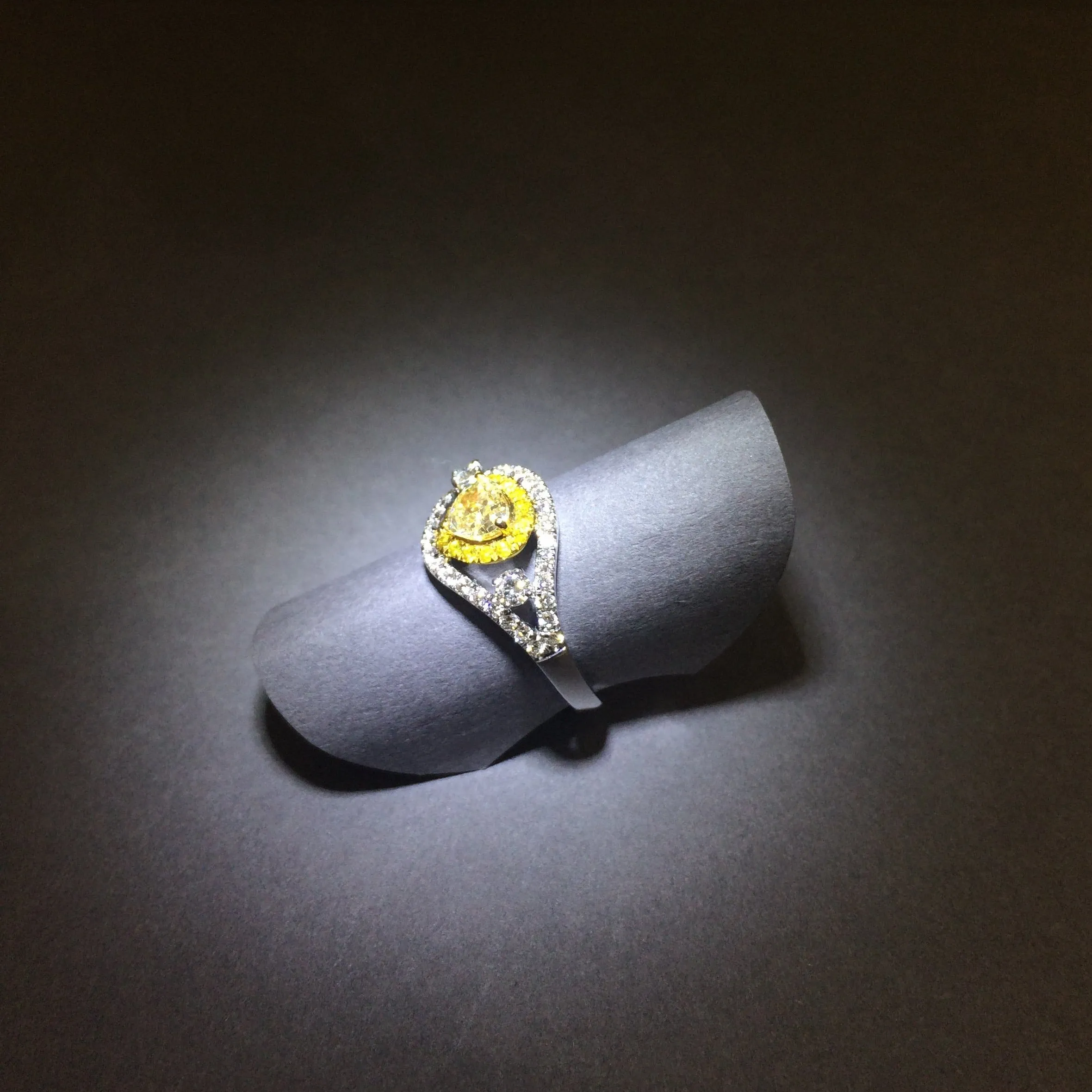 Classic Yellow Diamond Ring