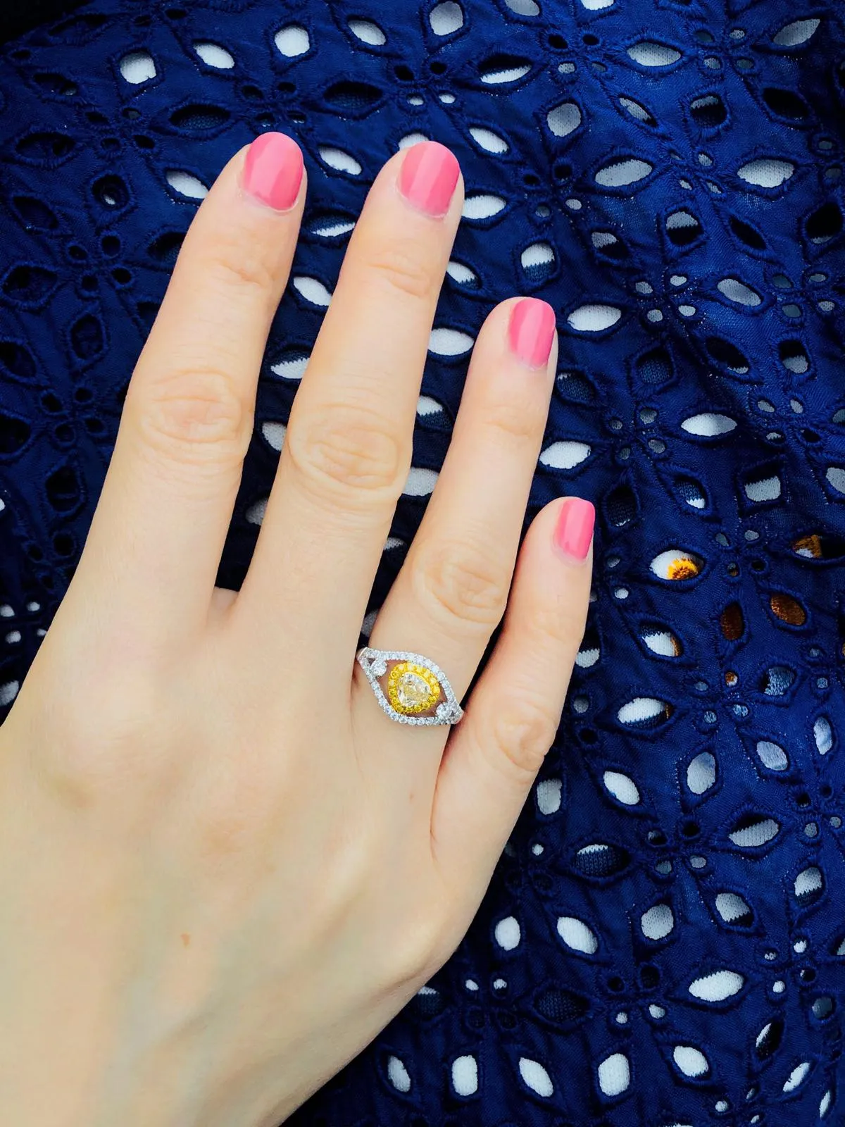 Classic Yellow Diamond Ring