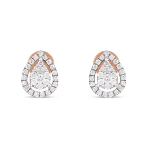 Composite Drop Diamond Studs