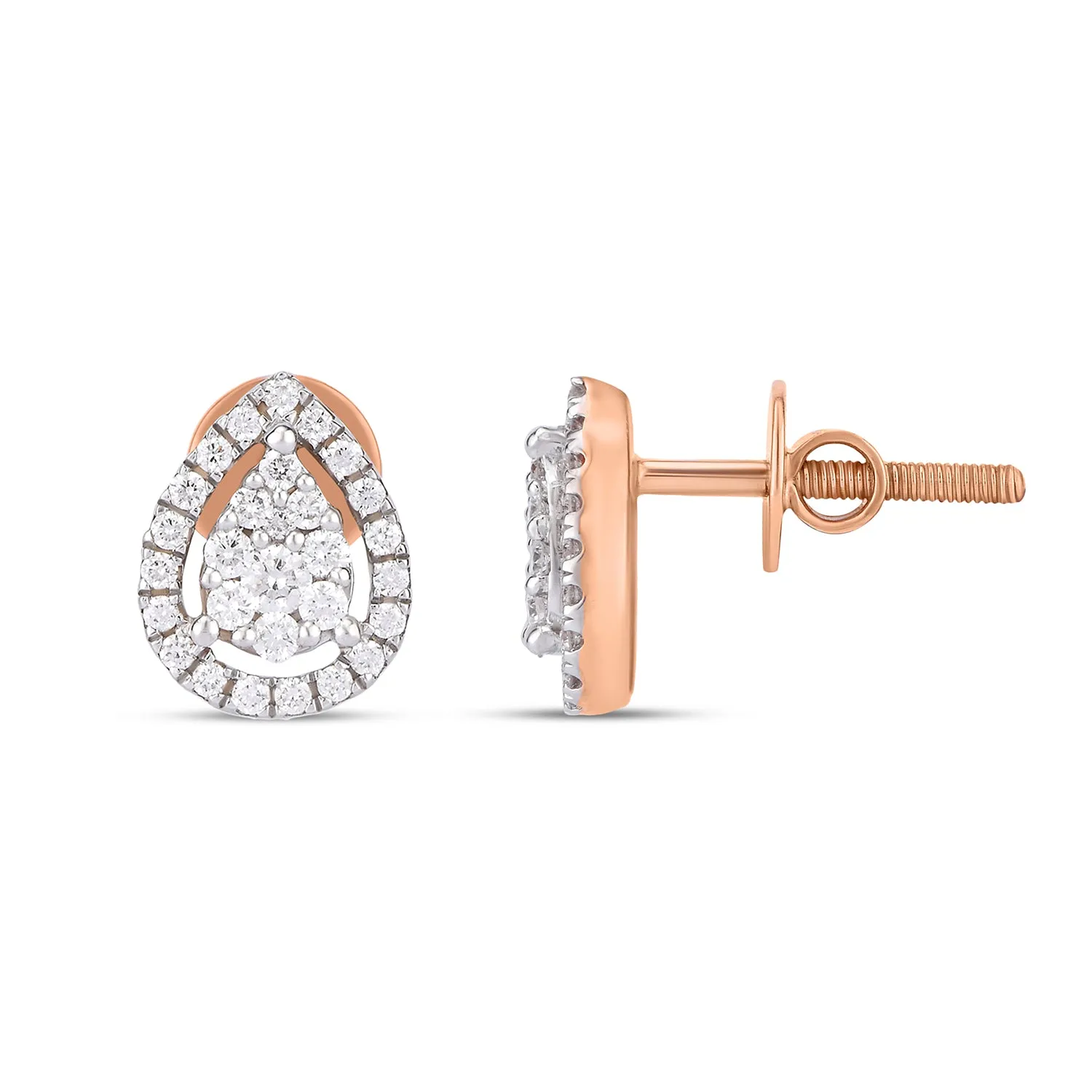 Composite Drop Diamond Studs