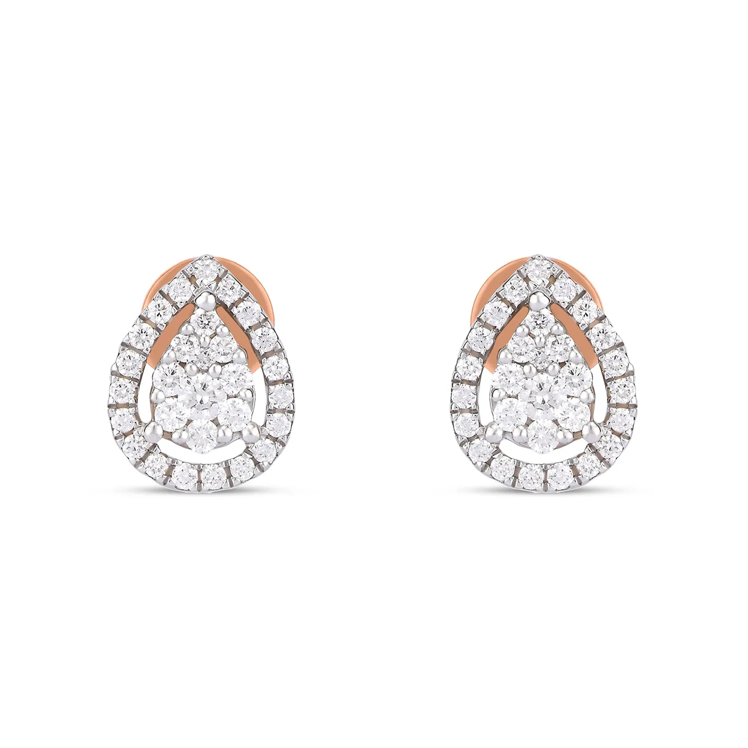 Composite Drop Diamond Studs