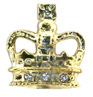 Coronation Crown Souvenir Stud Pin