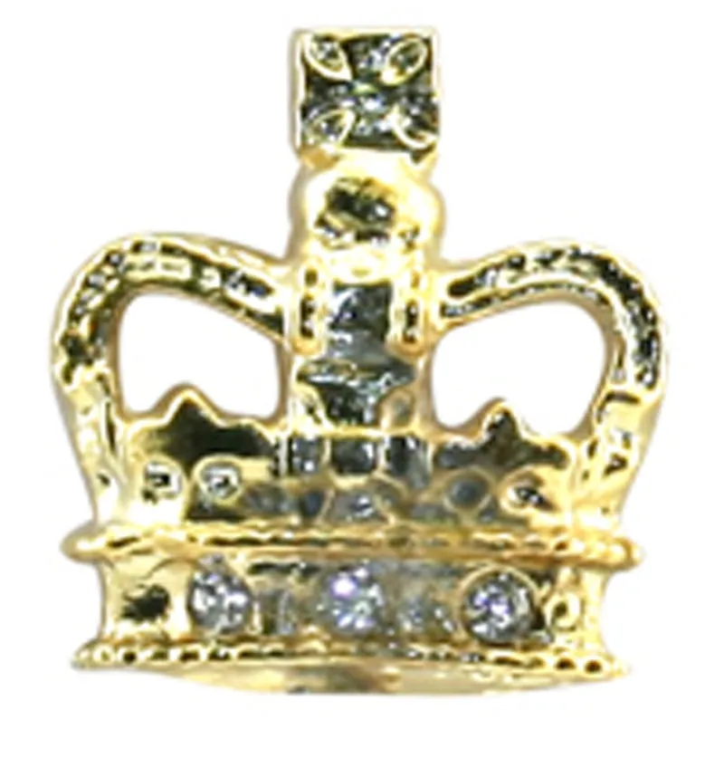 Coronation Crown Souvenir Stud Pin