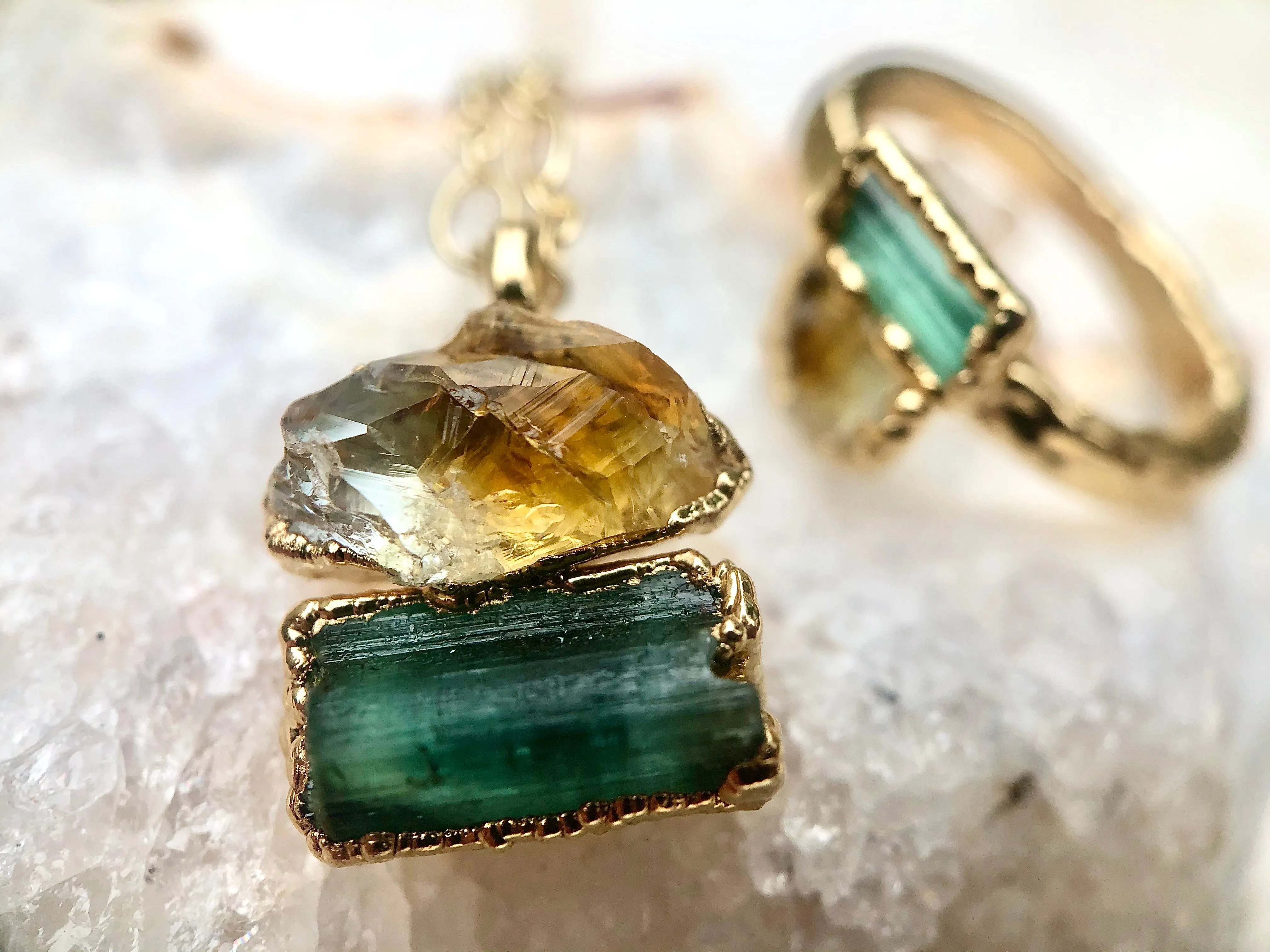 CUSTOM BIRTHSTONE PENDANT NECKLACE
