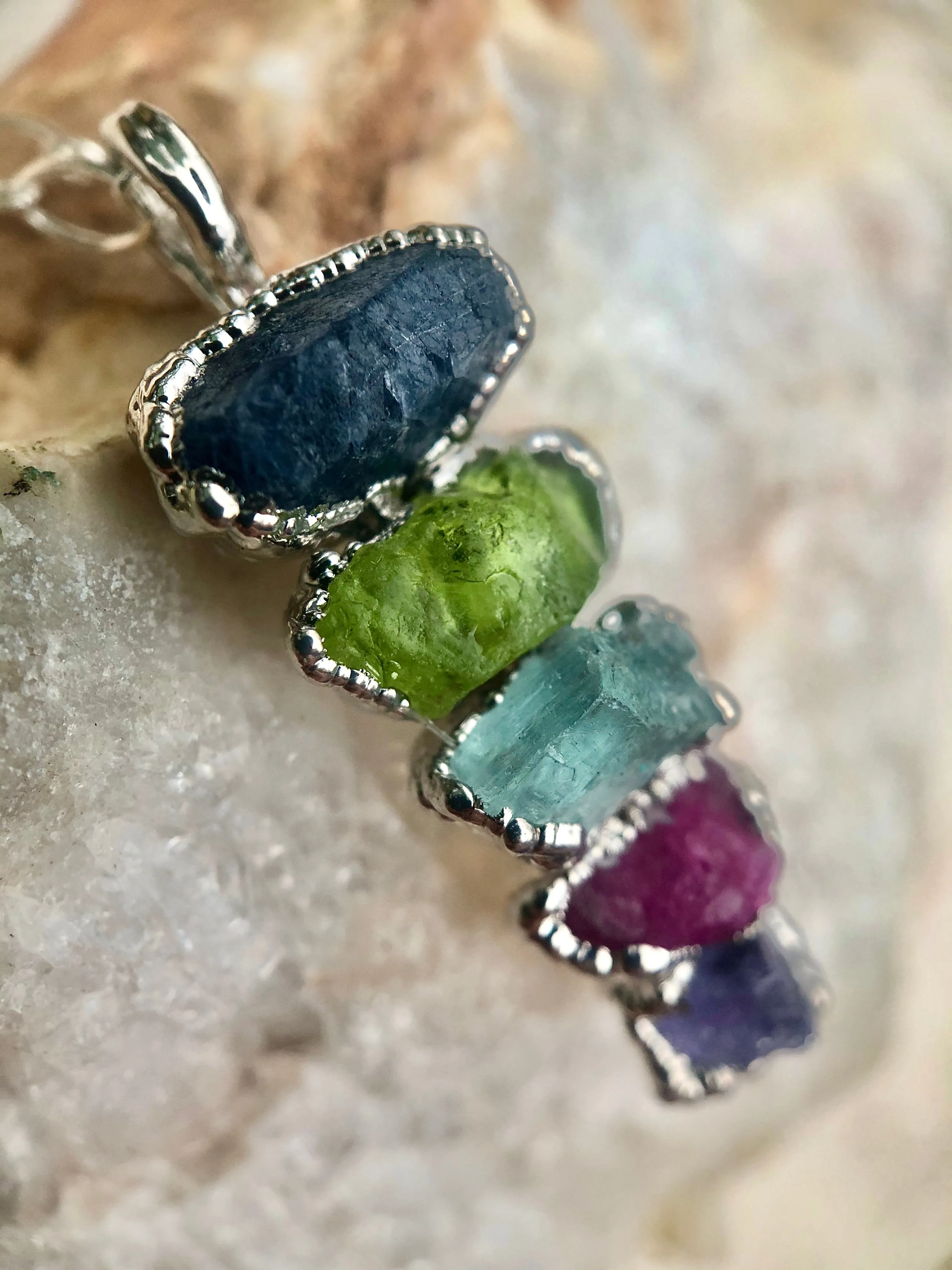 CUSTOM BIRTHSTONE PENDANT NECKLACE
