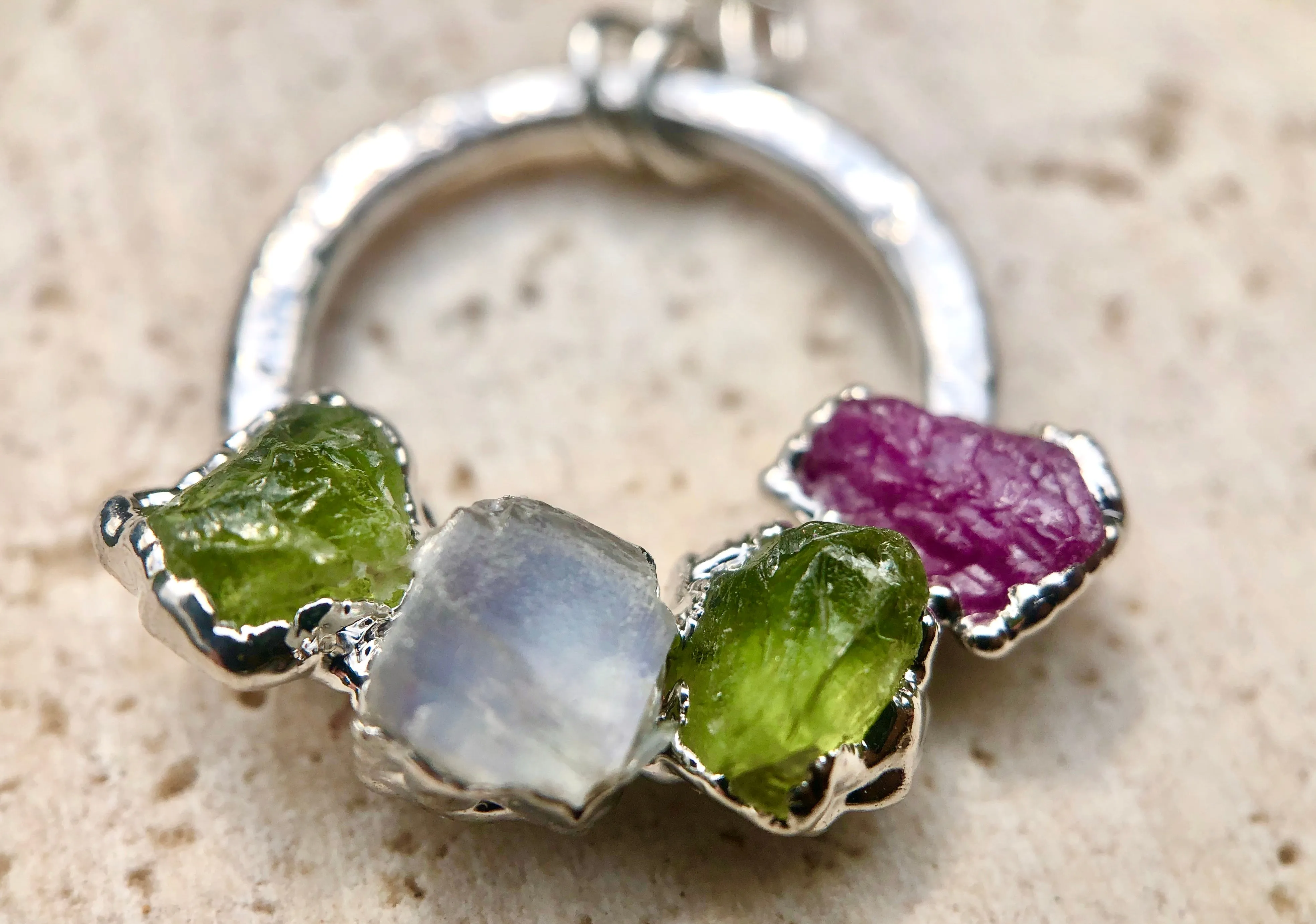 CUSTOM BIRTHSTONE PENDANT NECKLACE