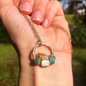CUSTOM BIRTHSTONE PENDANT NECKLACE