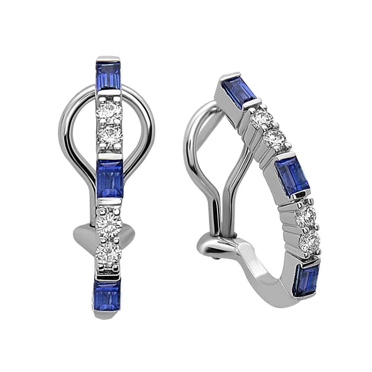 De Hago Sapphire & Diamond Earring