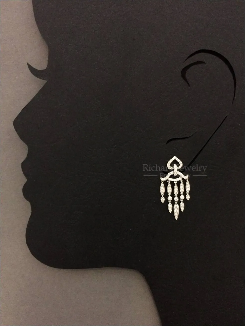 Diamond Dangling Earring