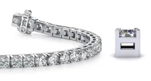 Diamond Dreams Lab-Grown Diamond Tennis Bracelet with 8.60 ct.(finished) 3.7mm