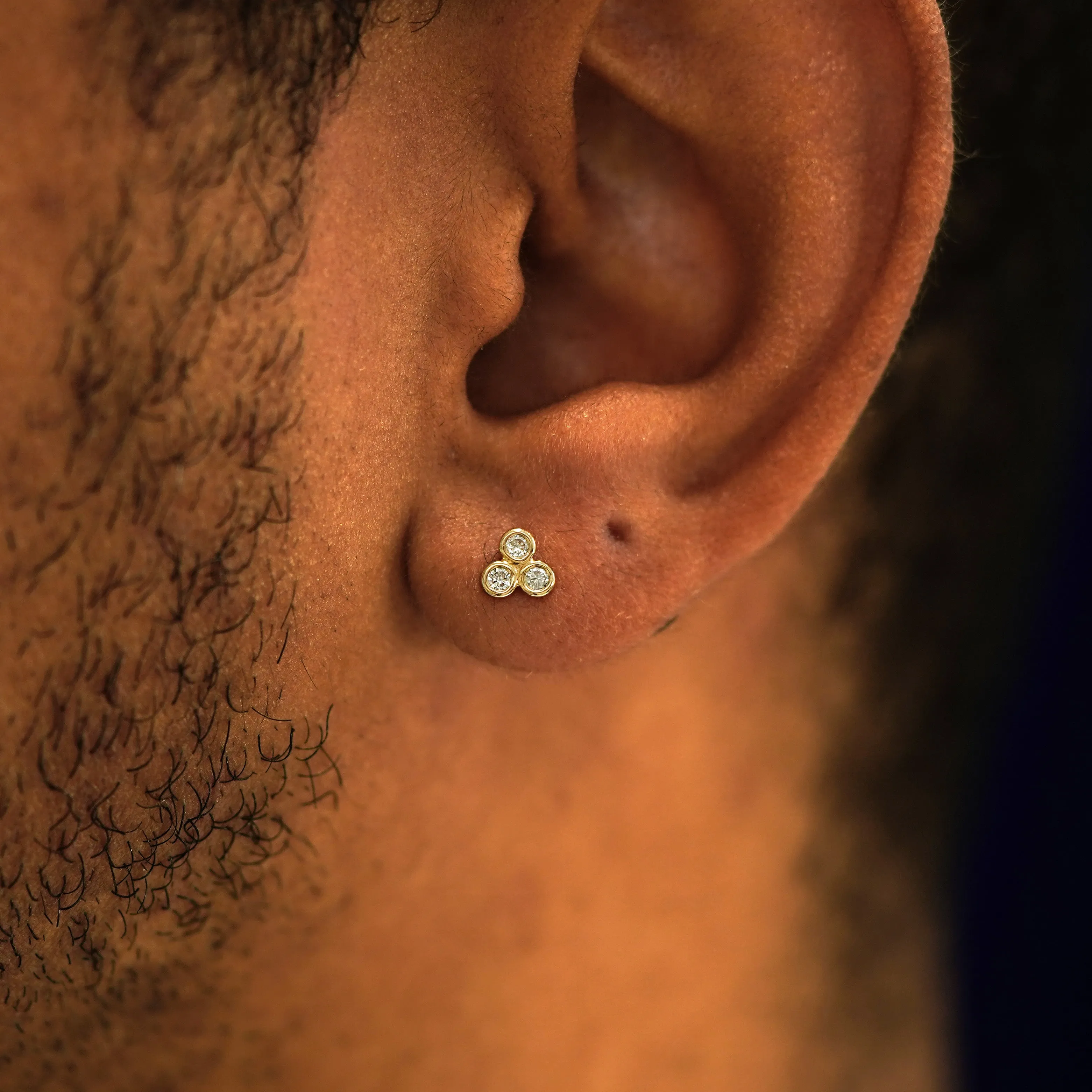 Diamond Trio Earring