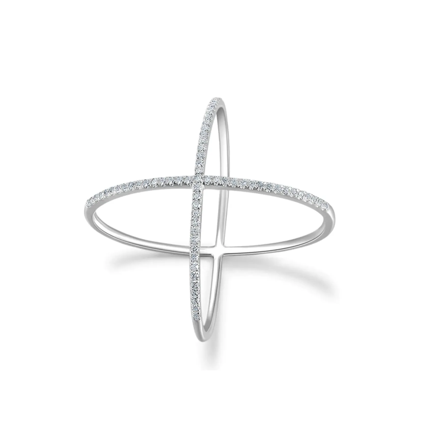Diamond X Ring