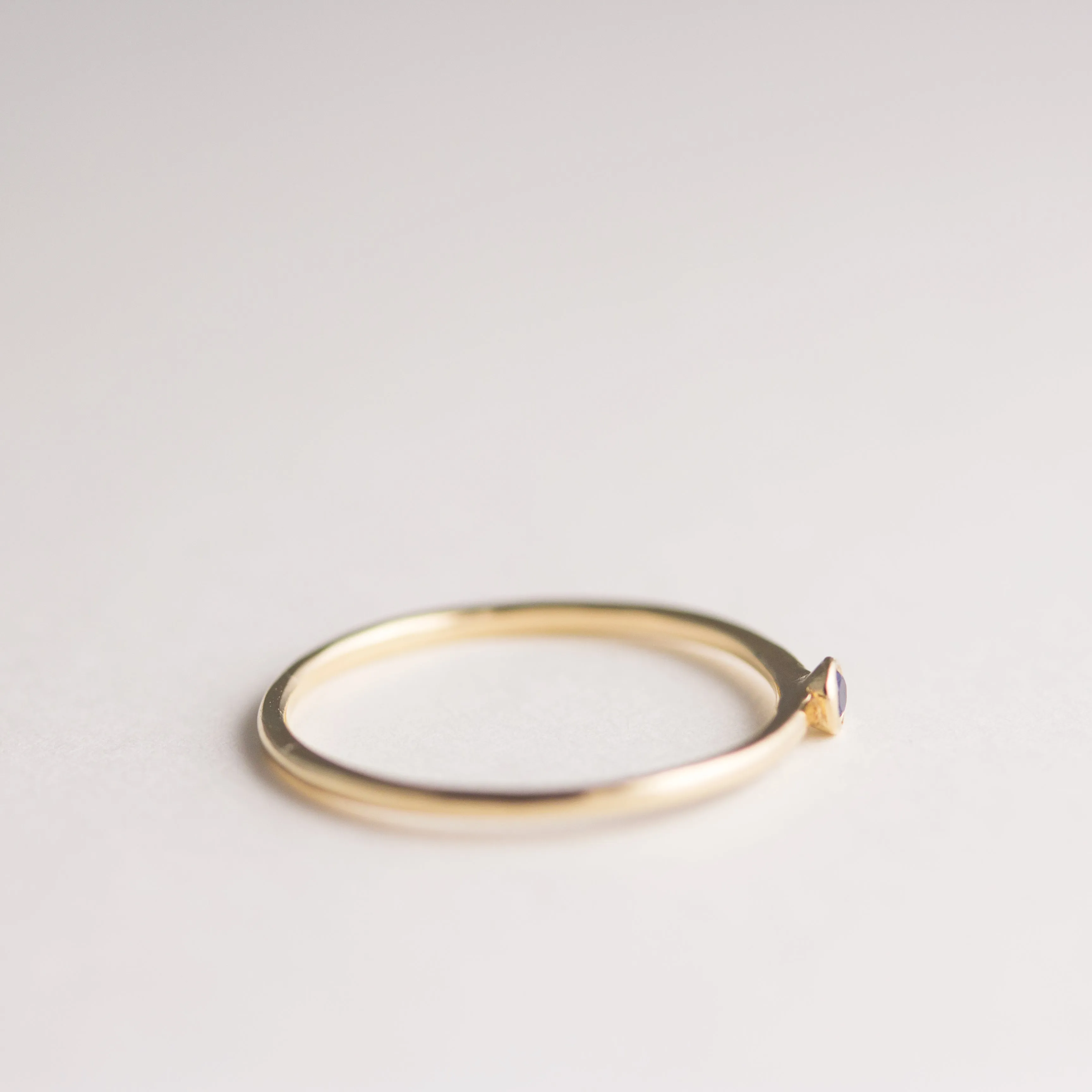 Dot Sapphire Ring - Size 5.5