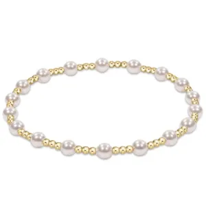 Enewton - Classic Sincerity Pattern 4mm Bead Bracelet - Pearl